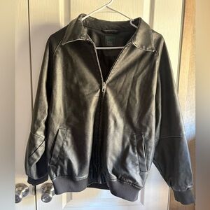 Wild Fable Faux Leather Bomber Jacket